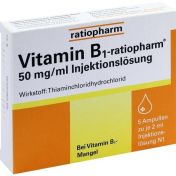 Vitamin-B1-ratiopharm 50mg/ml Injektionslösung