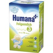 Humana Folgemilch 3 mit Prebiotik günstig im Preisvergleich