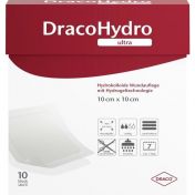 DracoHydro ultra trans Hydrokoll.Wundaufl.10x10cm günstig im Preisvergleich
