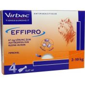 Effipro 67mg vet Lösung zum Auftropfen für kleine Hunde Pipette
