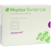 Mepilex Border Lite Verband 4x5cm steril
