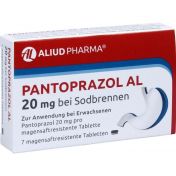 Pantoprazol AL 20mg bei Sodbrennen günstig im Preisvergleich