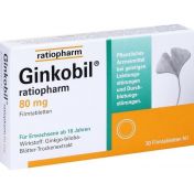 GINKOBIL ratiopharm 80 mg Filmtabletten günstig im Preisvergleich