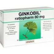 GINKOBIL ratiopharm 80 mg Filmtabletten günstig im Preisvergleich