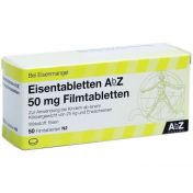 Eisentabletten AbZ 50 mg Filmtabletten