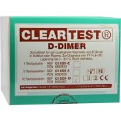 D Dimer Cleartest Vollblut TVT LE DIC