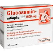Glucosamin-ratiopharm 1500mg Beutel günstig im Preisvergleich