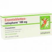 Eisentabletten-ratiopharm 100mg Filmtabletten