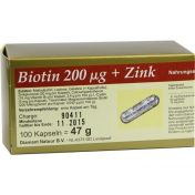 Biotin 200 + Zink günstig im Preisvergleich