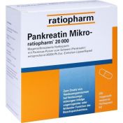 Pankreatin Mikro-ratiopharm 20000 günstig im Preisvergleich