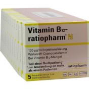 Vitamin B12-ratiopharm N Injektionslösung Ampullen günstig im Preisvergleich