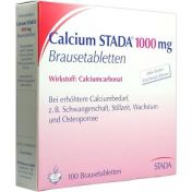 Calcium Stada 1000 Brausetabletten günstig im Preisvergleich