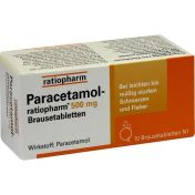 Paracetamol-ratiopharm 500mg Brausetabletten günstig im Preisvergleich