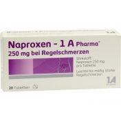 Naproxen - 1 A Pharma 250 mg bei Regelschmerzen günstig im Preisvergleich