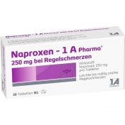 Naproxen - 1 A Pharma 250 mg bei Regelschmerzen günstig im Preisvergleich
