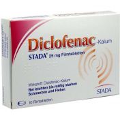 Diclofenac-Kalium STADA 25mg Filmtabletten günstig im Preisvergleich