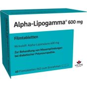 Alpha-Lipogamma 600mg Filmtabletten günstig im Preisvergleich