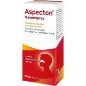 Aspecton Nasenspray (entspricht 1.1% Kochsalz-Lös) günstig im Preisvergleich