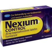 Nexium Control 20mg günstig im Preisvergleich