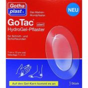 GoTac HydroGel-Pflaster 10cmx7cm steril günstig im Preisvergleich