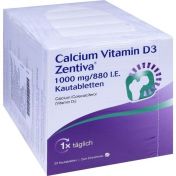 Calcium Vitamin D3 Zentiva 1000mg/880 I.E. günstig im Preisvergleich