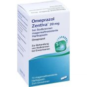 Omeprazol Zentiva 20mg bei Sodbrennen günstig im Preisvergleich
