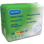 Alvita All-in-One Inkontinenzhose Super Large Tag