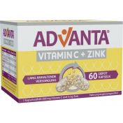 ADVANTA Vitamin C + Zink Depotkapseln günstig im Preisvergleich