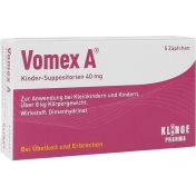 Vomex A Kinder Suppositorien 40mg günstig im Preisvergleich