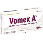 Vomex A Kinder Suppositorien 70mg forte günstig im Preisvergleich