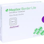 MEPILEX Border Lite Schaumverband 7.5x7.5cm steril