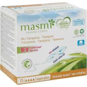Bio Tampons Super Plus 100% Bio Baumwolle MASMI