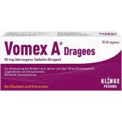 VOMEX A Dragees 50 mg überzogene Tabletten (Dragee