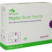 Mepilex Border Post-Op 6x8 cm Verband haftend