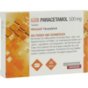 GIB Paracetamol 500mg Tabletten günstig im Preisvergleich