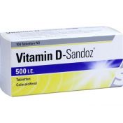 Vitamin D-Sandoz 500 I.E. Tabletten günstig im Preisvergleich