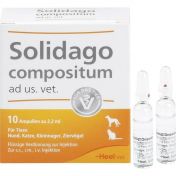 Solidago compositum ad us veterinär Ampullen