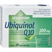 Gesundform Ubiquinol Q10 100 mg Vega-Soft-Caps