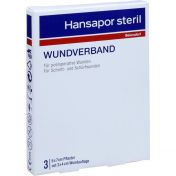 Hansapor steril Wundverband 6x7cm 3er Pack