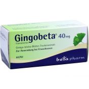 Gingobeta 40 mg Filmtabletten günstig im Preisvergleich