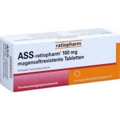 ASS-ratiopharm 100 mg magensaftresistente Tablette günstig im Preisvergleich