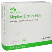Mepilex Border Flex 7.5x7.5 cm Schaumverband haft.