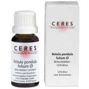 Ceres Betula pendula folium Urtinktur günstig im Preisvergleich