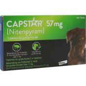 Capstar 57mg für große Hunde Tabletten