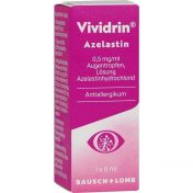 Vividrin Azelastin 0.5 mg/ml Augentropfen günstig im Preisvergleich
