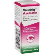 Vividrin Azelastin 0.5 mg/ml Augentropfen günstig im Preisvergleich