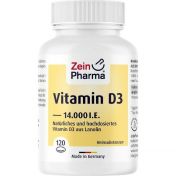 Vitamin D3 14.000 IE Softgel ZeinPharma günstig im Preisvergleich