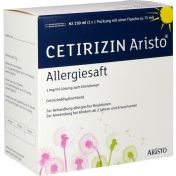 Cetirizin Aristo Allergiesaft 1 mg/ml Lsg.z. Einn.