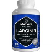 L-Arginin 750mg+Piperin+Vitamine VISPURA günstig im Preisvergleich