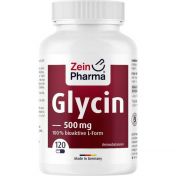 Glycin 500 mg in veg. HPMC Kapseln Zein Pharma